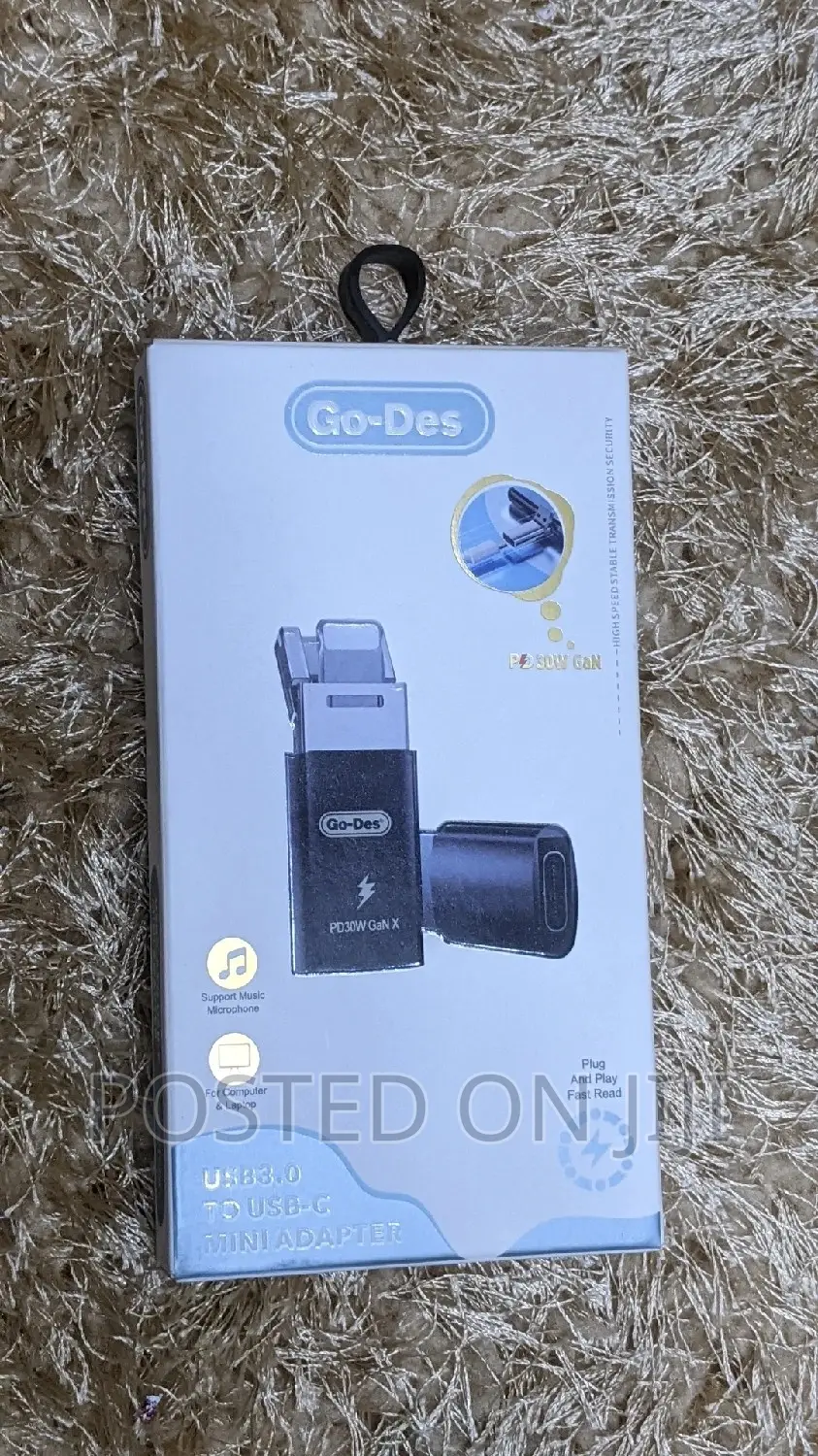 USB 3.0 Lightining to USB-C Adapter