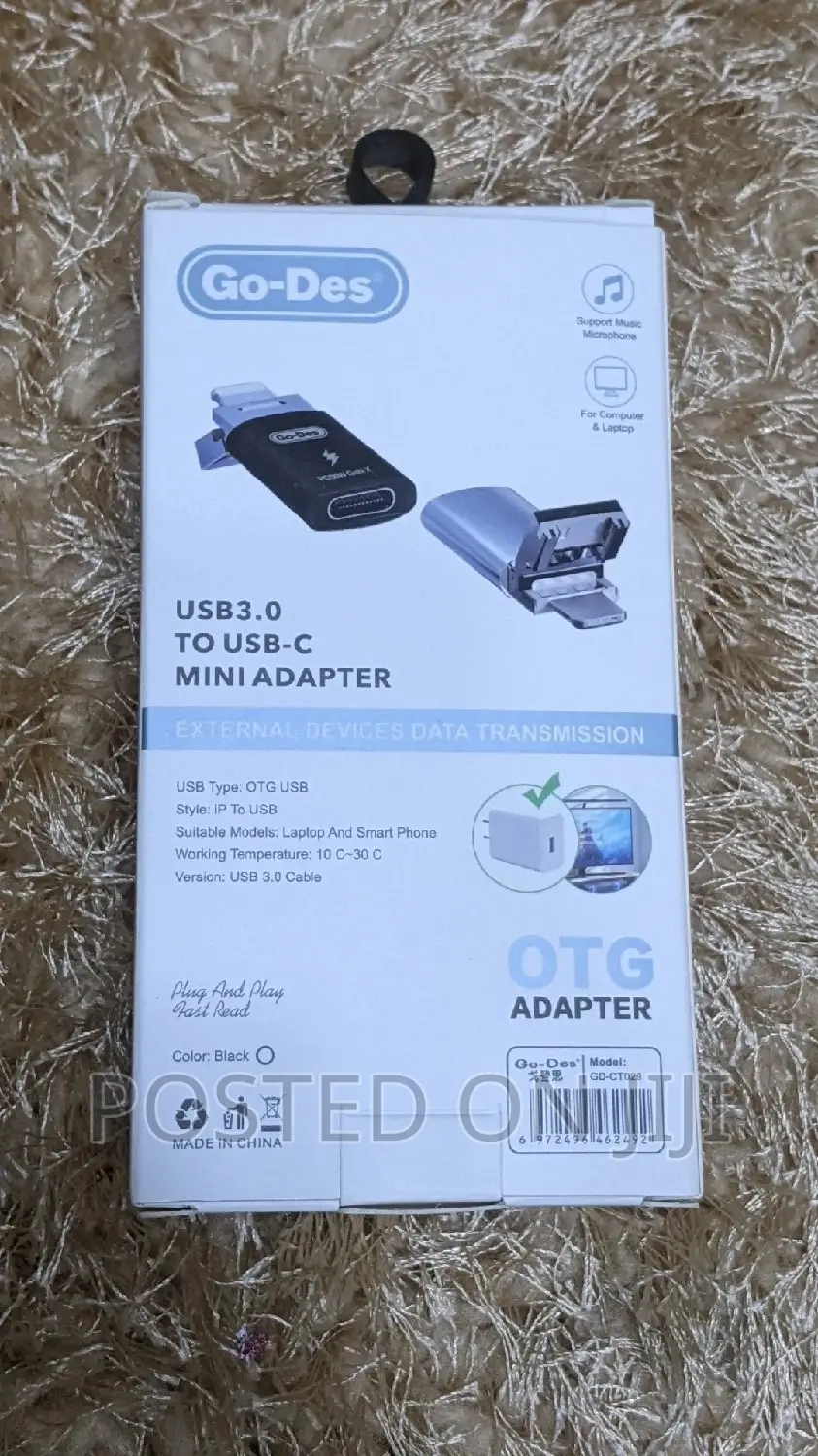 USB 3.0 Lightining to USB-C Adapter