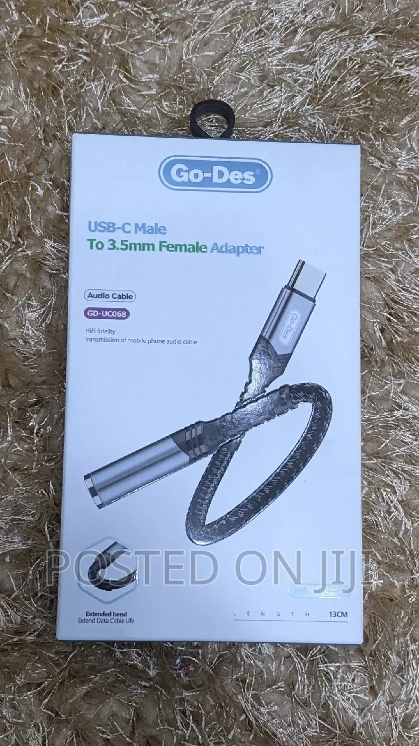 USB-C Male to 3.5mm Female Adapter