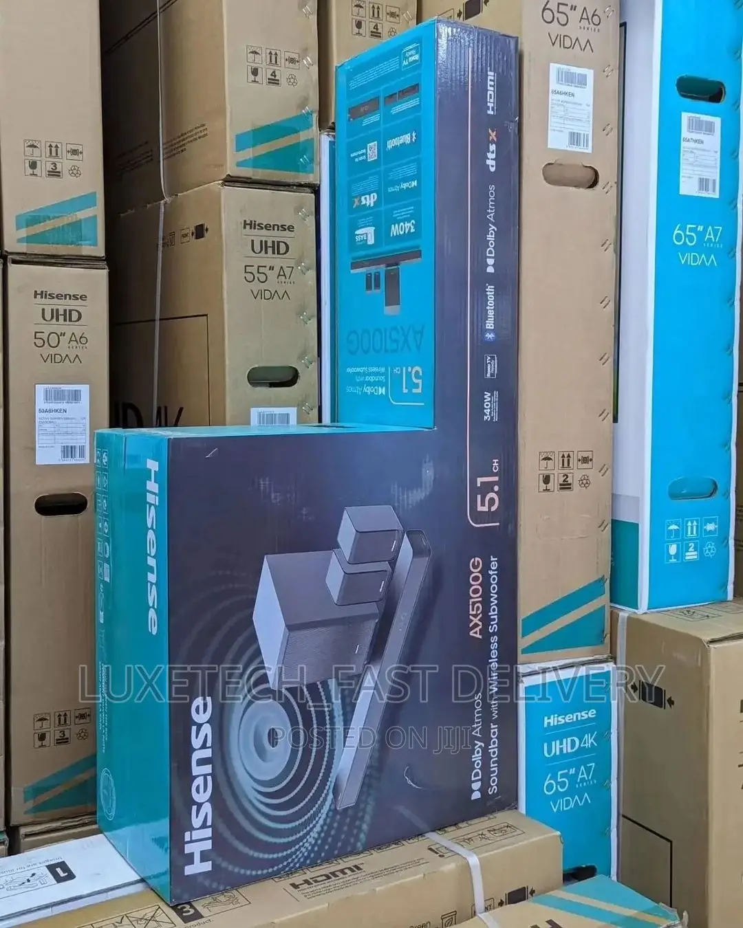Hisense Soundbar 340W Dolby Atmos With Wireless Subwoofer