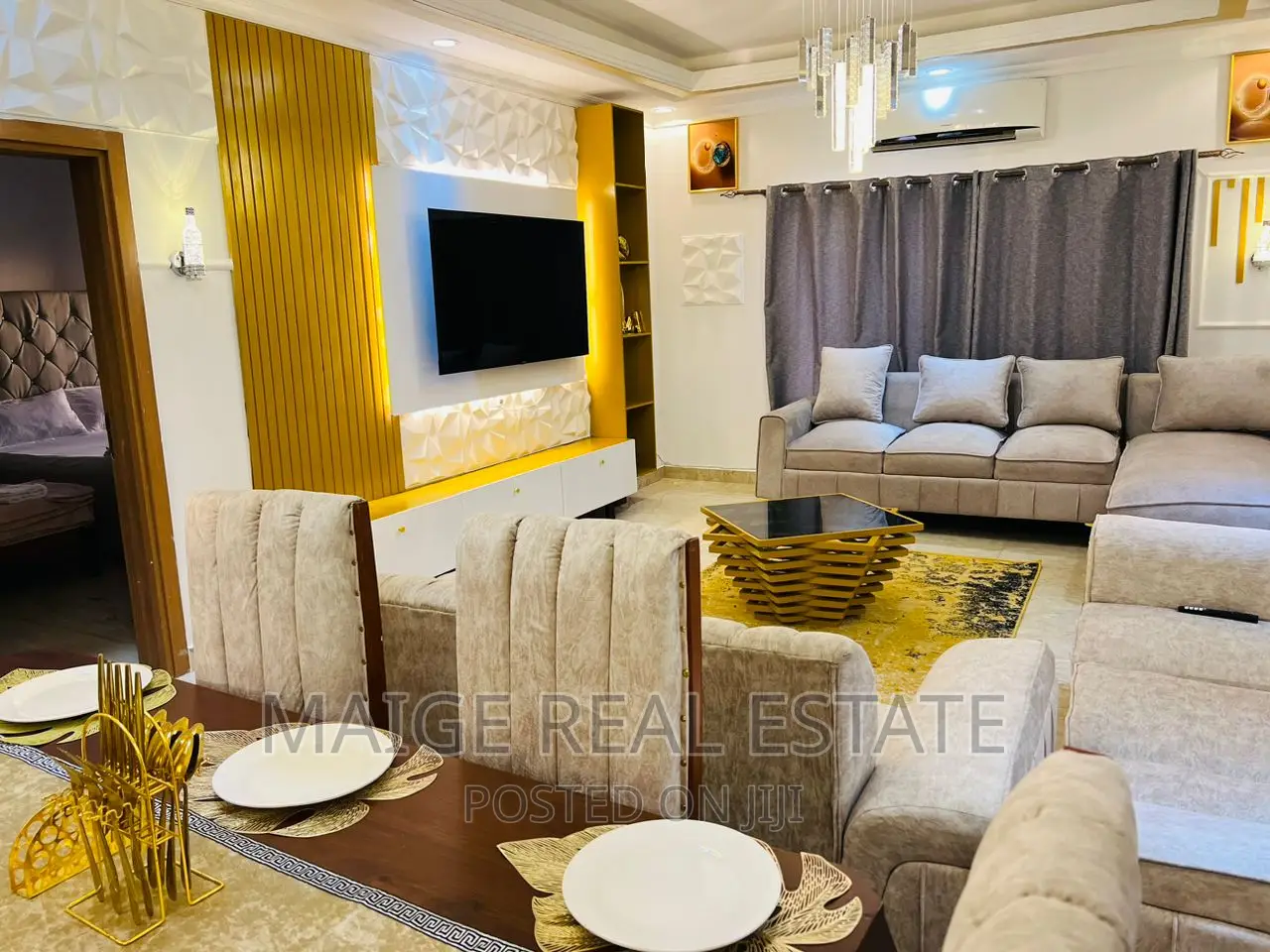 Furnished 3bdrm Apartment in Mikocheni for rent