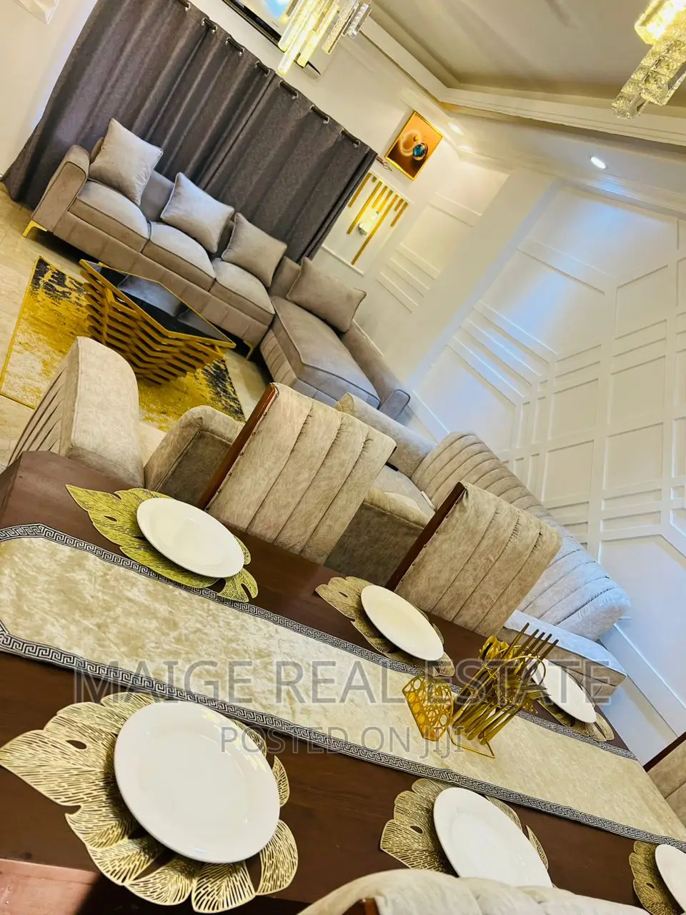 Furnished 3bdrm Apartment in Mikocheni for rent