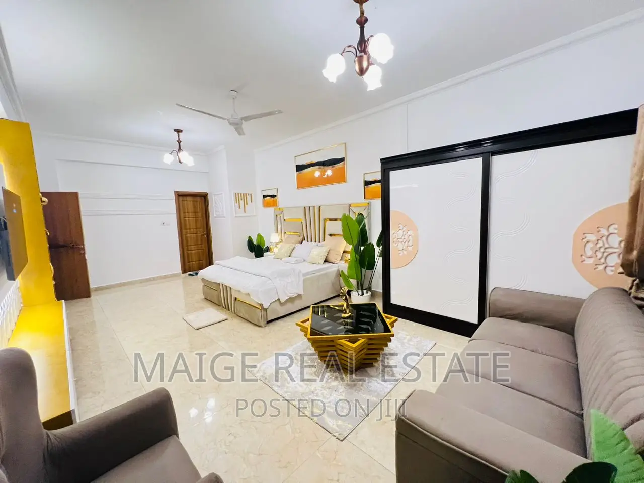 Furnished 3bdrm Apartment in Mikocheni for rent