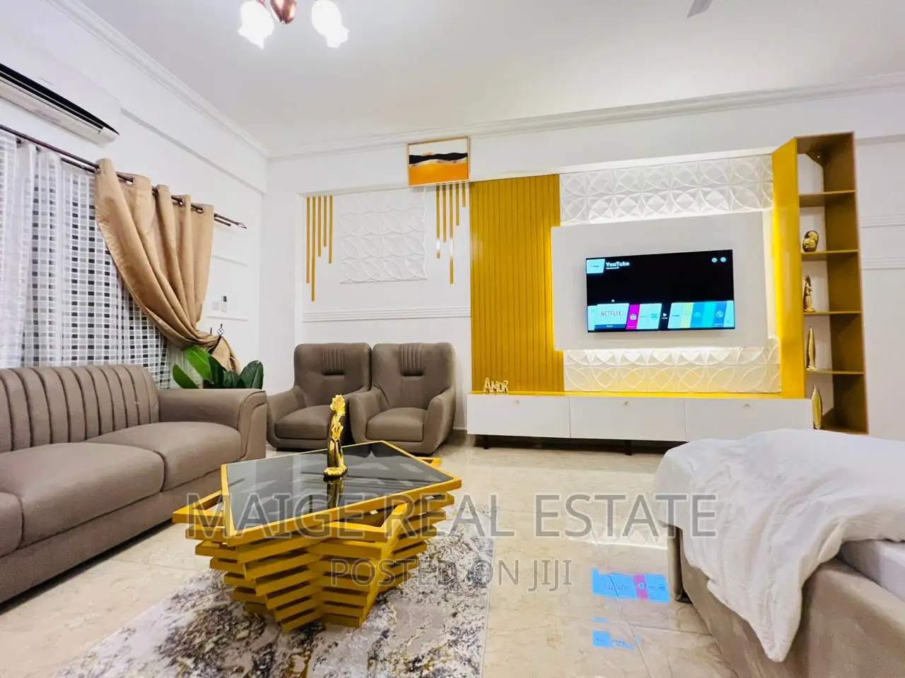 Furnished 3bdrm Apartment in Mikocheni for rent
