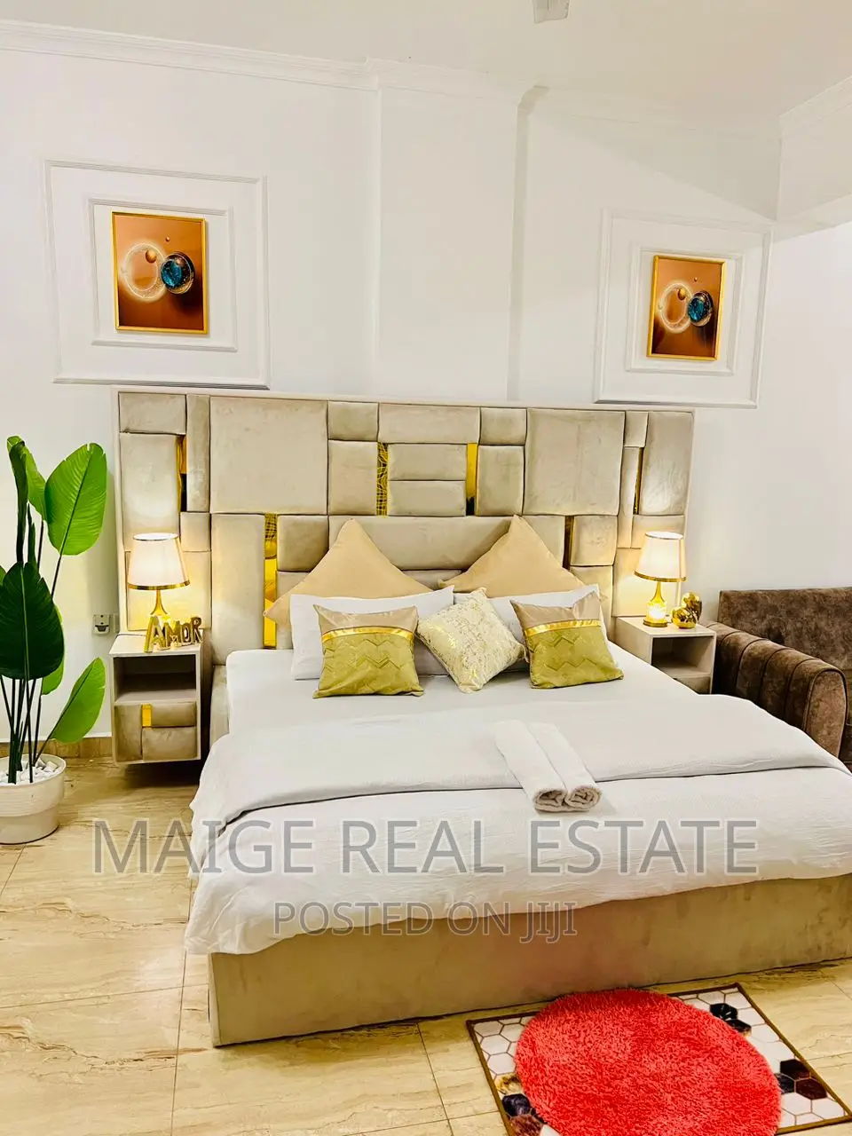 Furnished 3bdrm Apartment in Mikocheni for rent