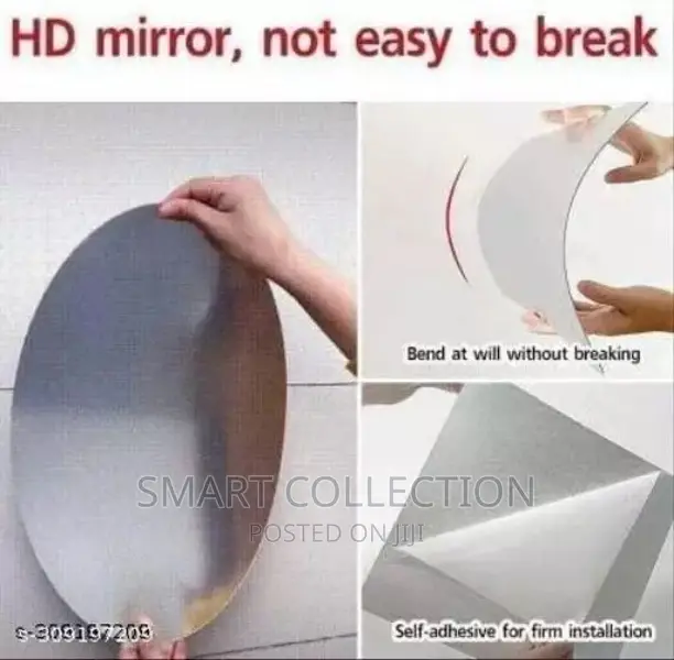 Unbreakable Classic Wall Mirror PLASTIC