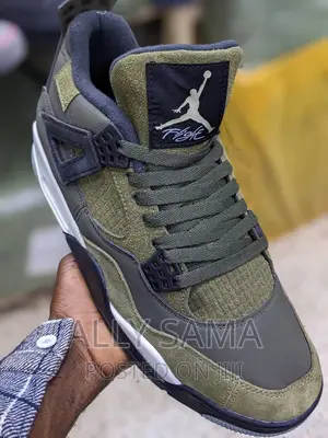 Jordan4 Sneakers Green