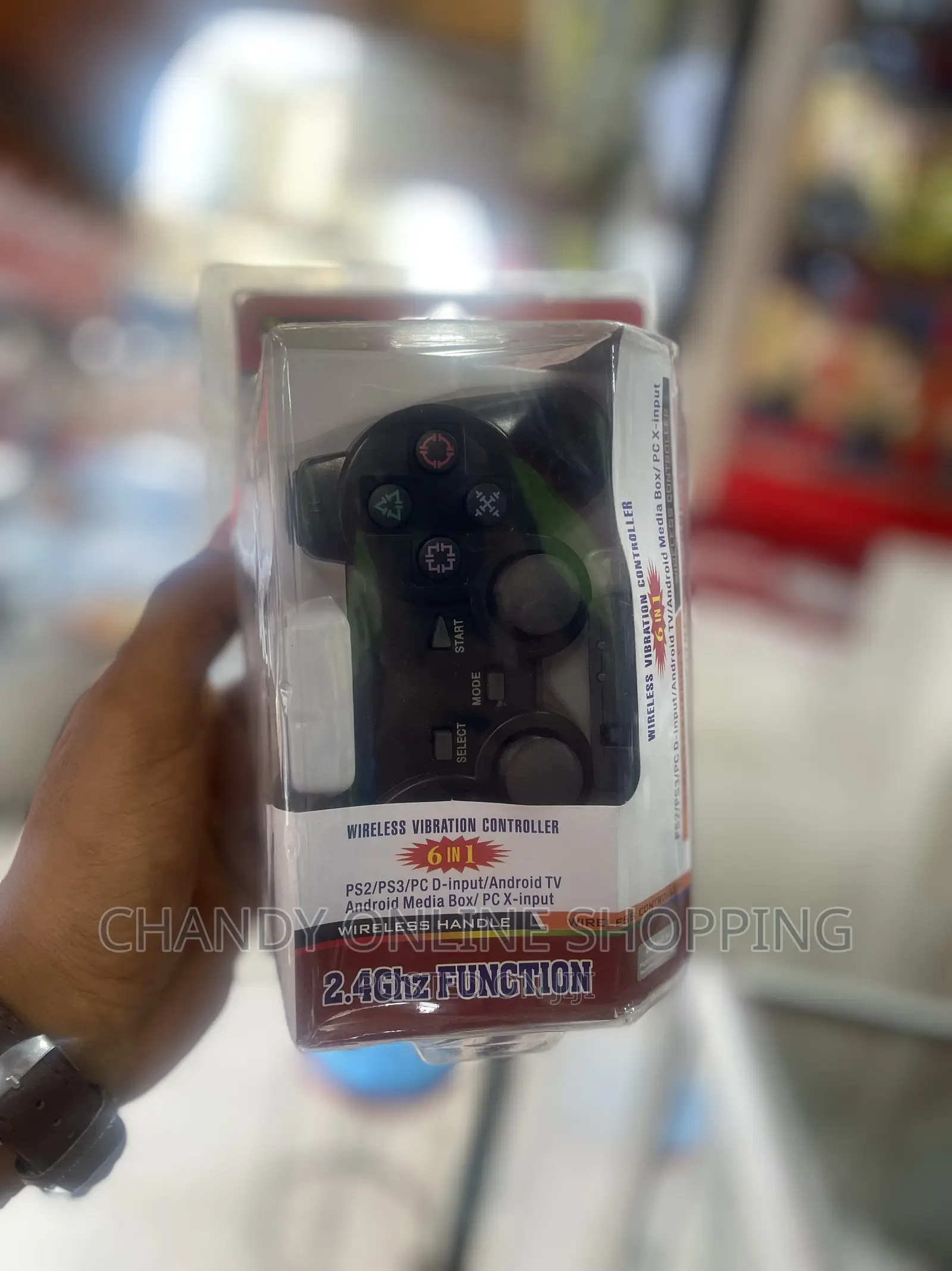 WIRELESS VIBRATION CONTROLLER 6 in 1