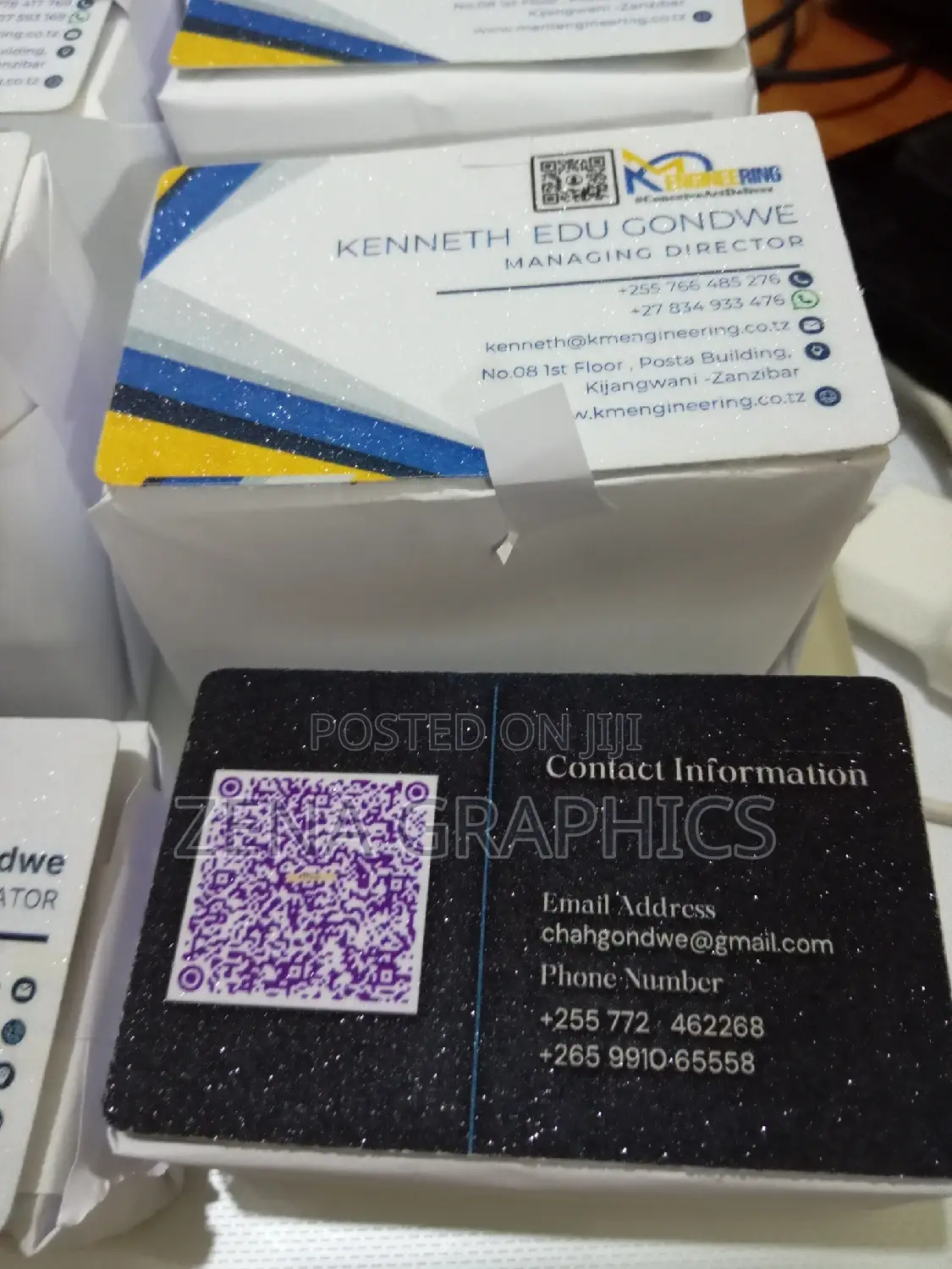 Sugar Material Business Cards