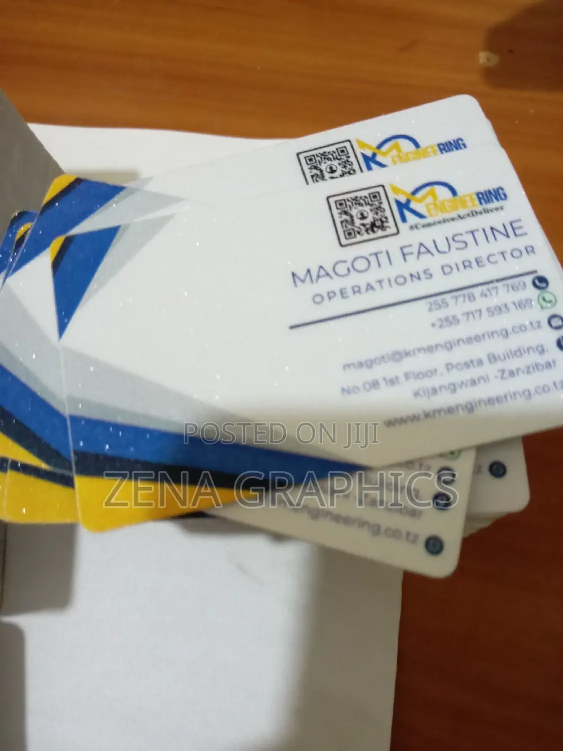 Sugar Material Business Cards
