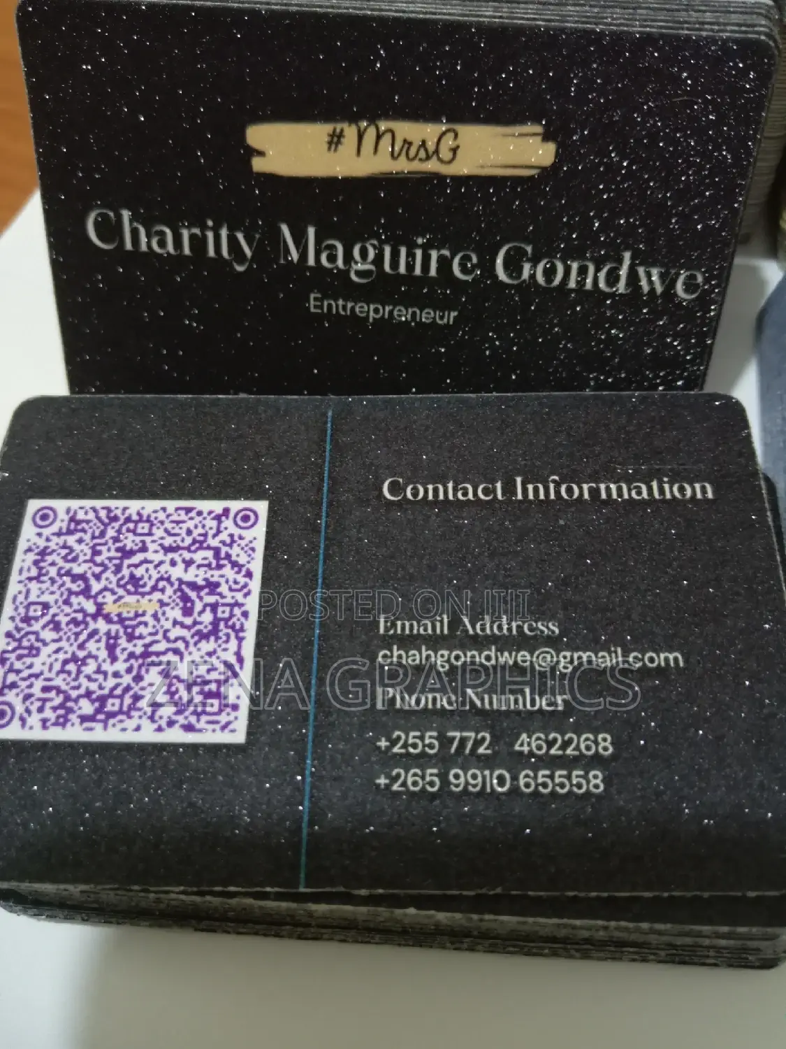 Sugar Material Business Cards