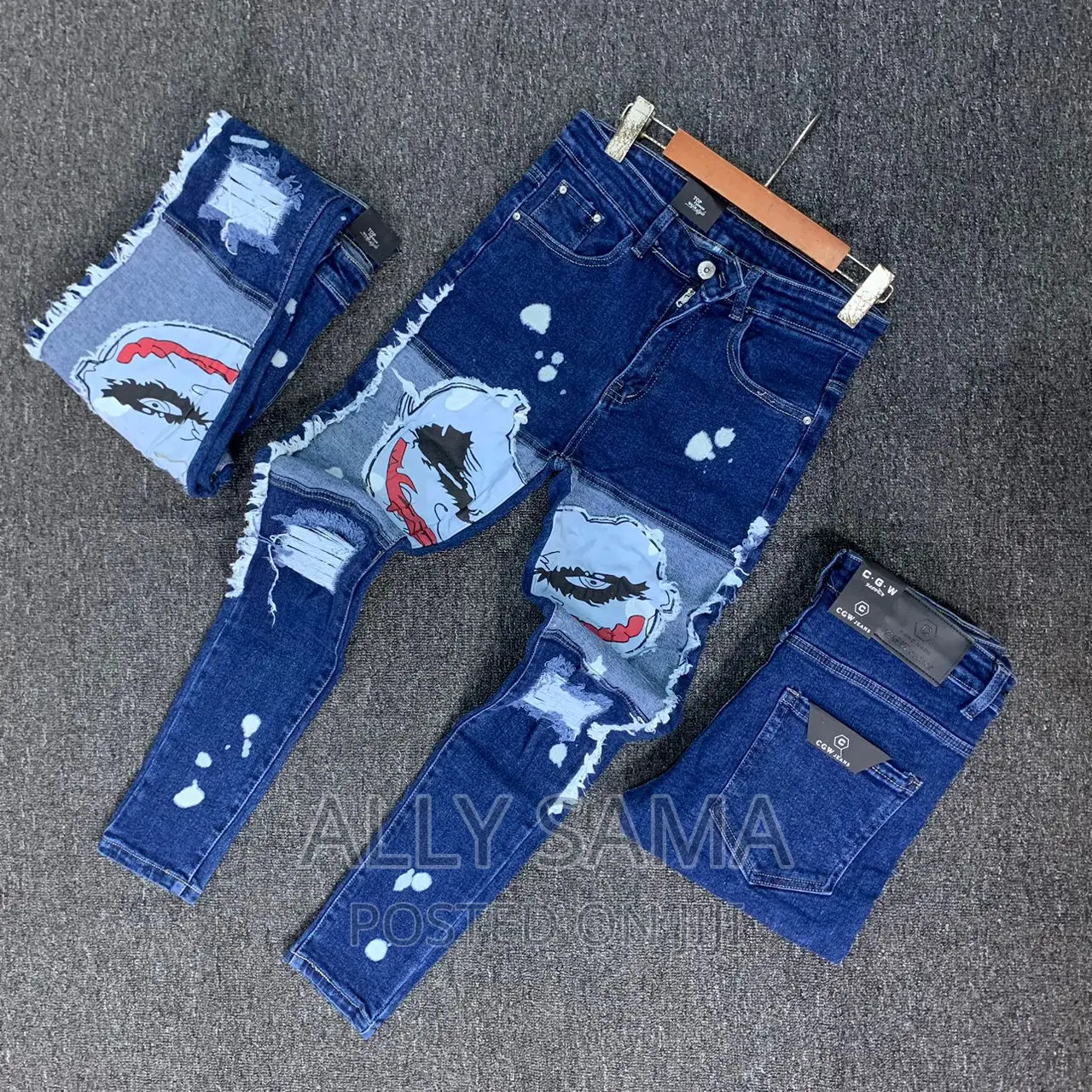 Mens Jeans Crayz Blue