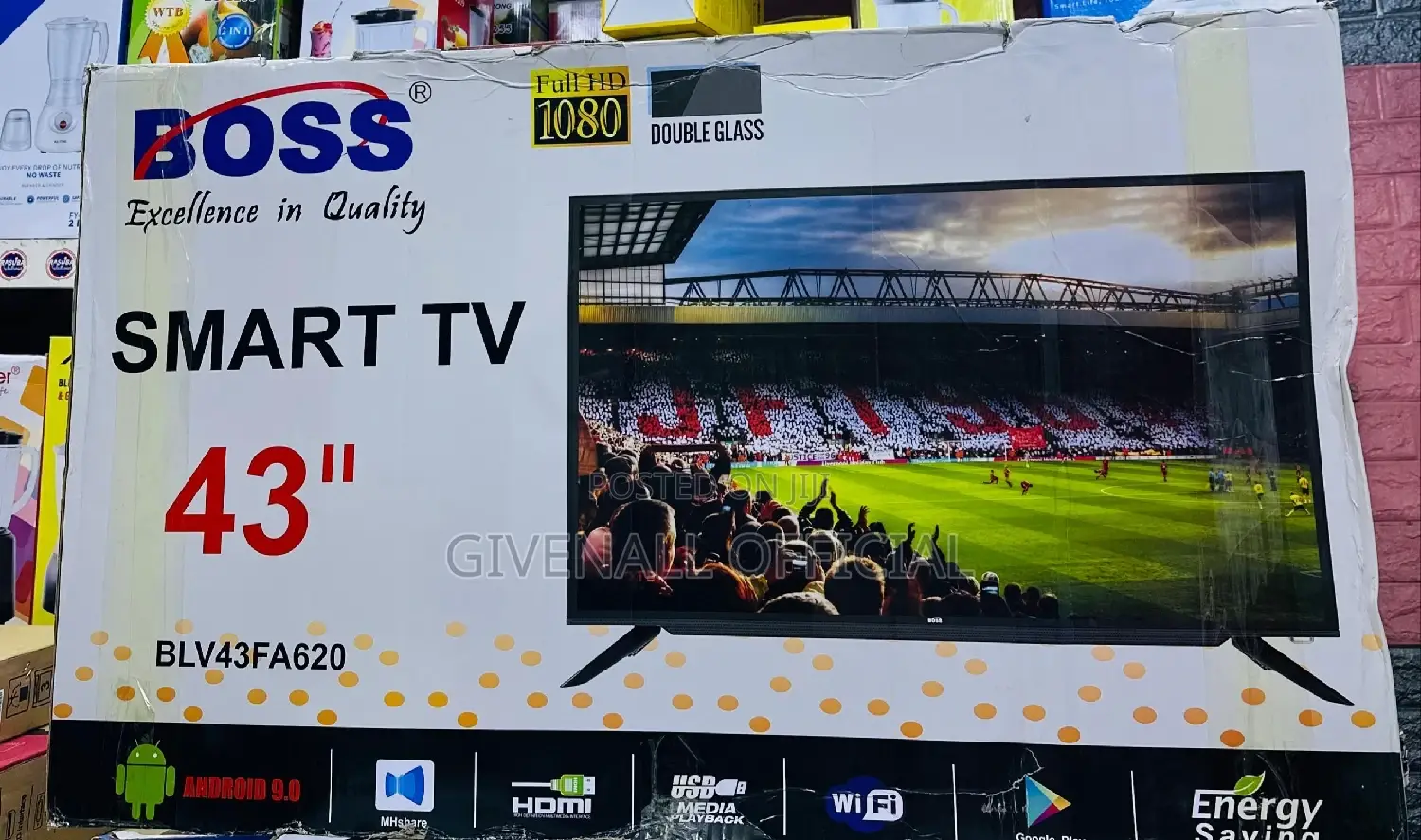 Ofa Ofa - Boss Smart TV Nchi 43 Smart Double Glass