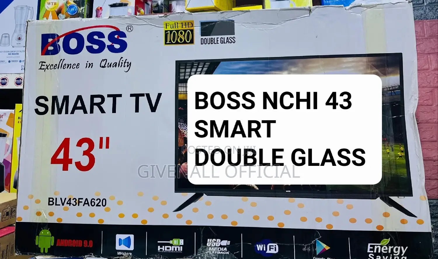 Ofa Ofa - Boss Smart TV Nchi 43 Smart Double Glass
