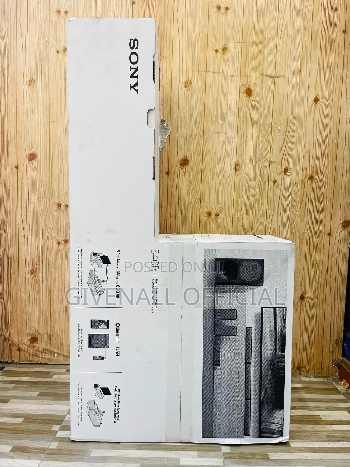 Ofa Ofa = SONY Sound Bar Watts 600 Model = S40R
