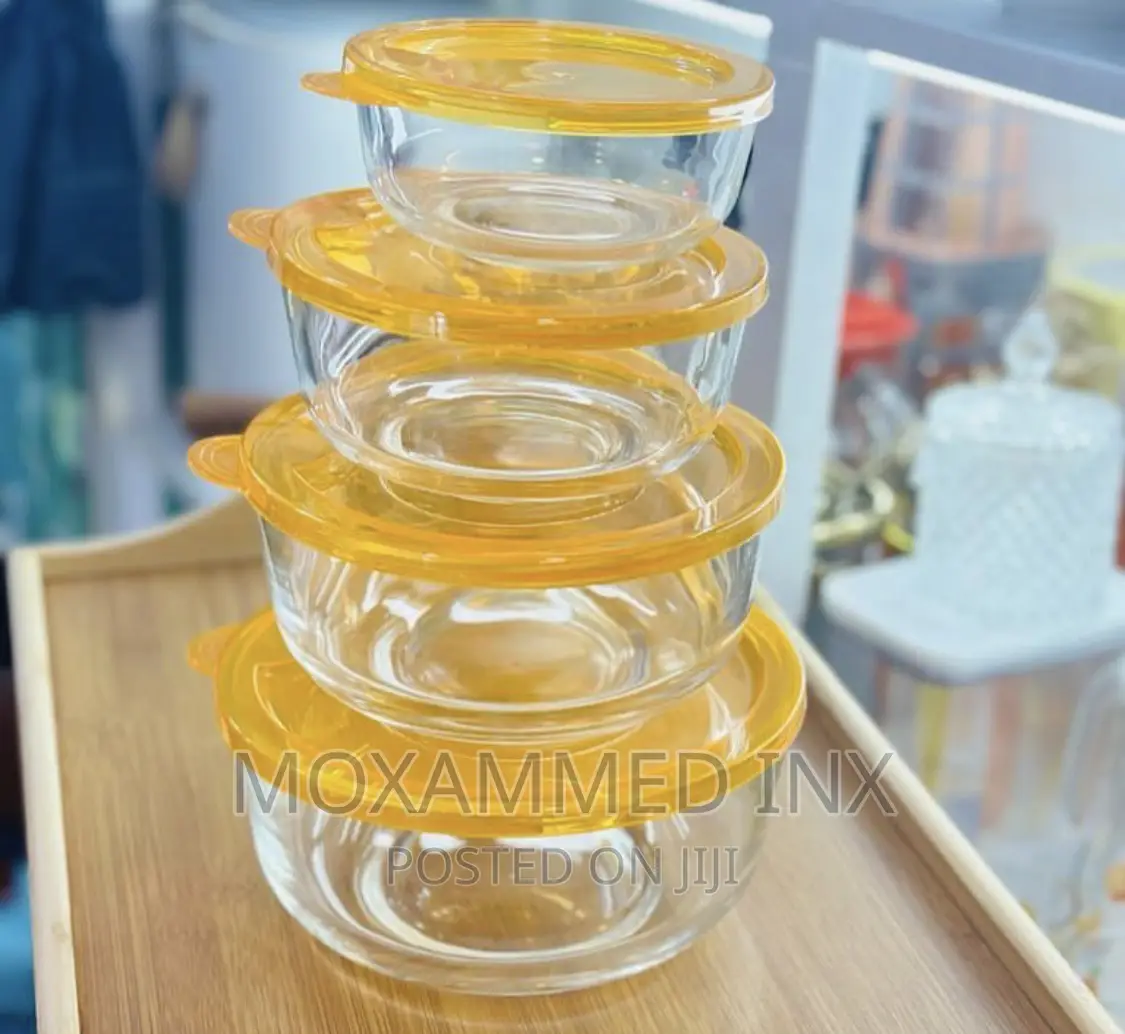 Glass Continer 4pcs Microwave Safe