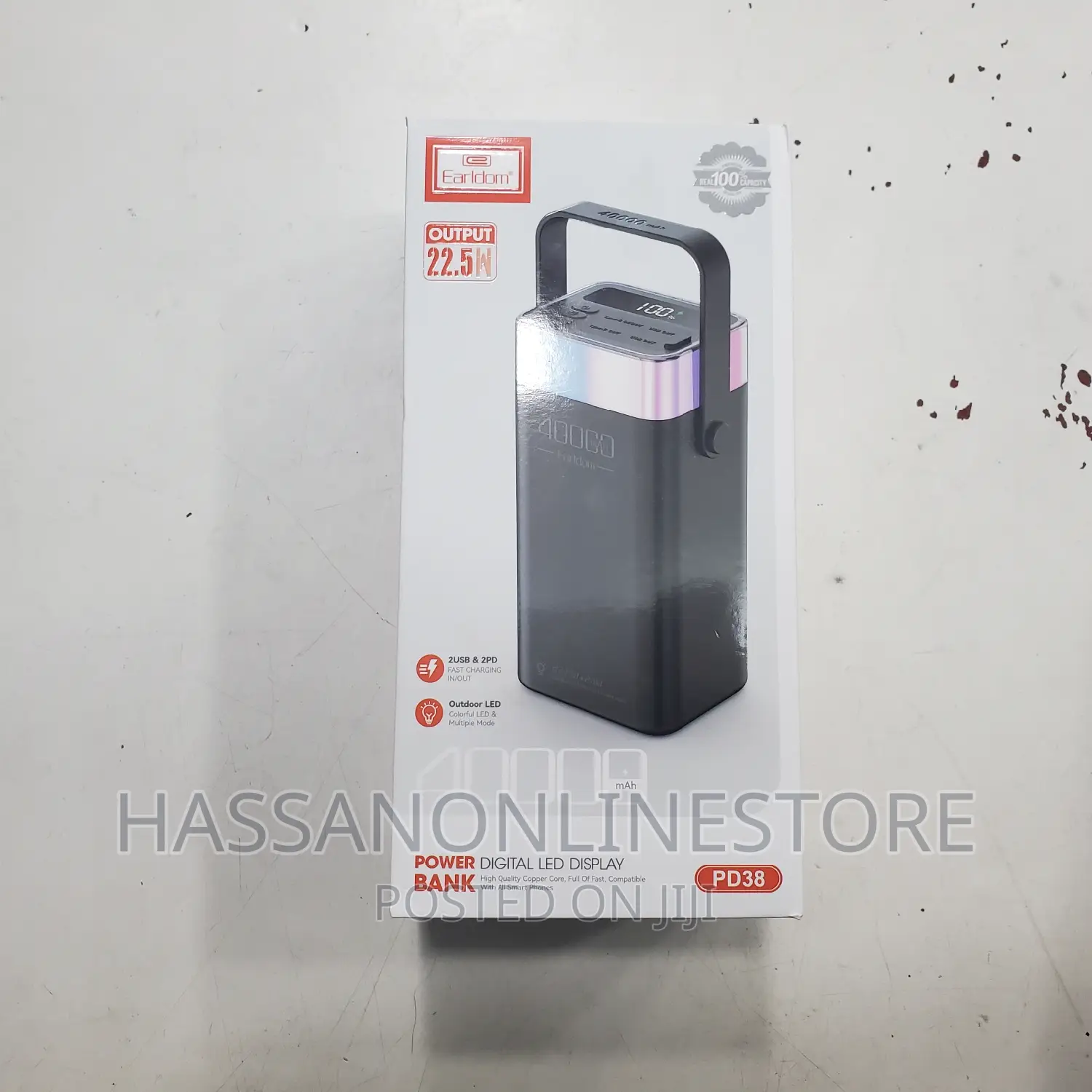 Earldom 40ah Battery ET-PD38 40000mah