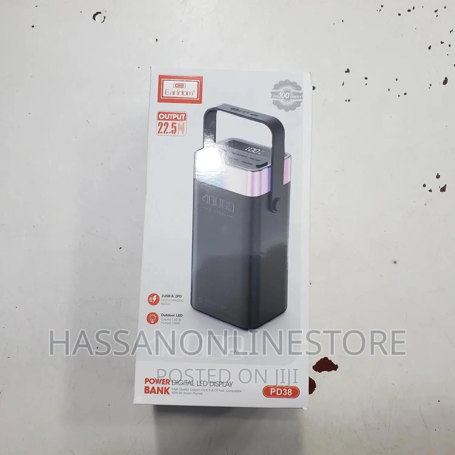 Earldom 40ah Battery ET-PD38 40000mah