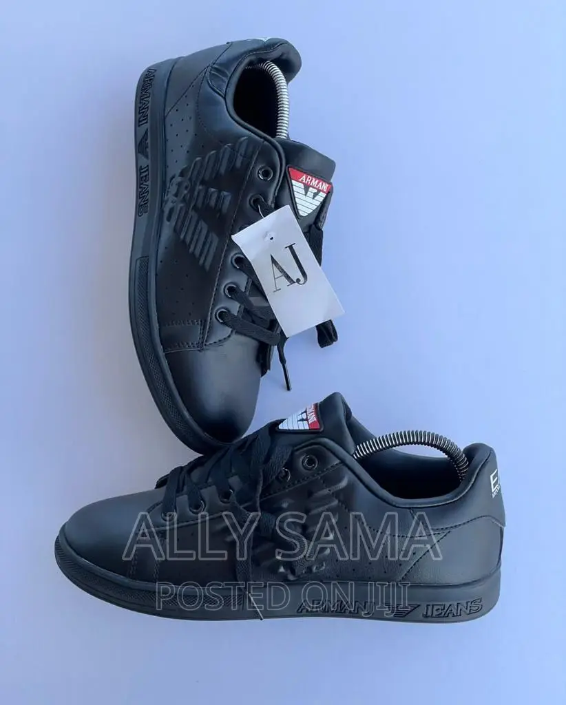 ARMANI Mens Sneakers Black