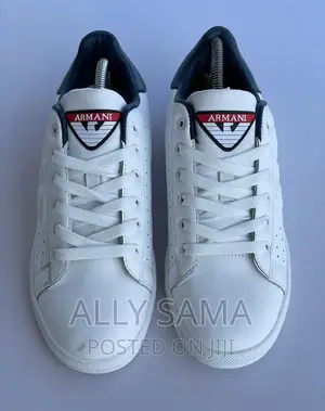 ARMANI Mens Sneakers White