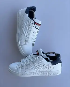 ARMANI Mens Sneakers White