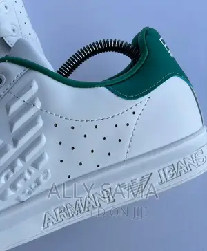 ARMANI Mens Sneakers White