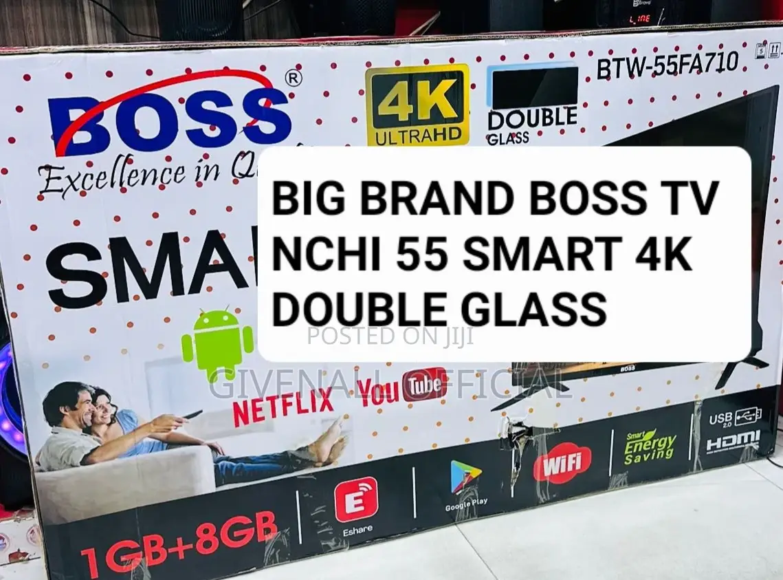 Ofa Ofa = Big Brand Boss TV Nchi 55 Smart Double Glass