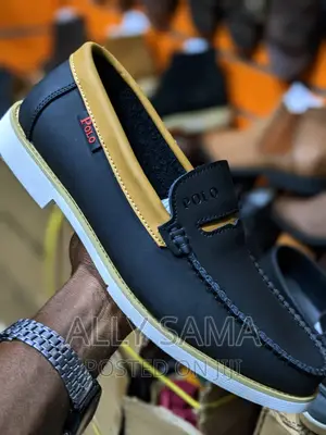 Polo Loafers Blackmaterial Leather
