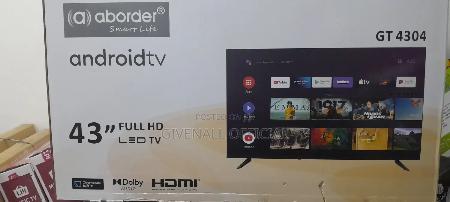 Ofa Ofa = Aborder Smart TV Nchi 43 Smart Ina Bluetooth