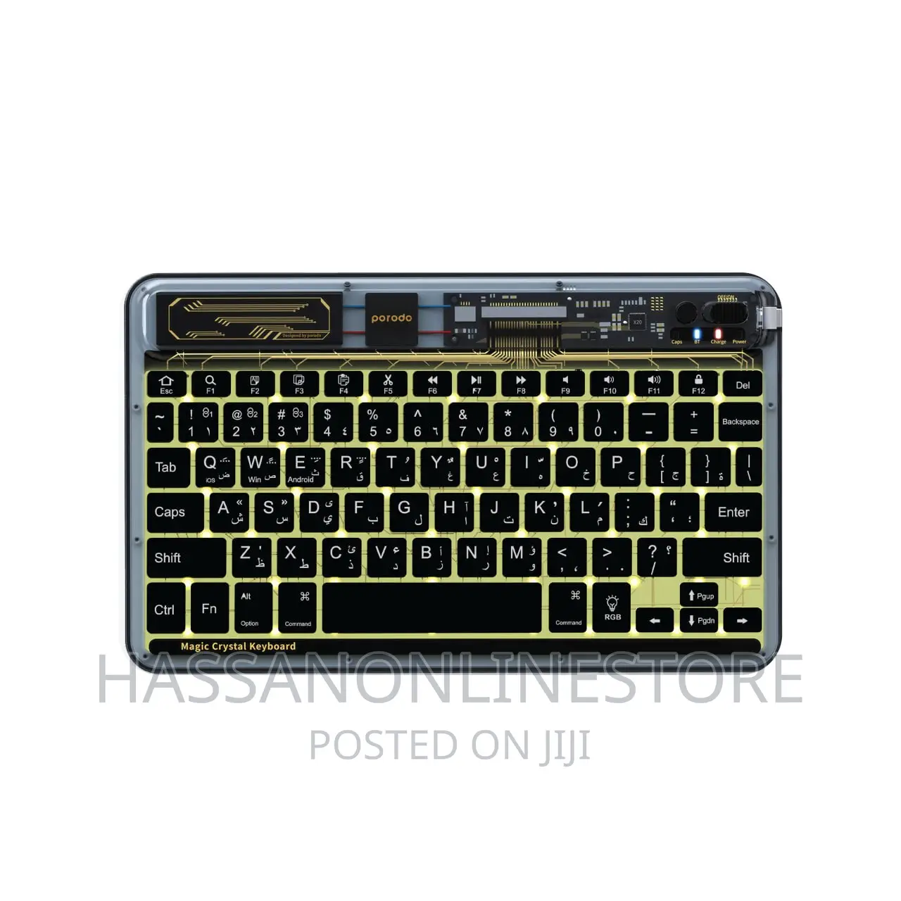 Porodo Crystal Shell Ultra-Slim Keyboard