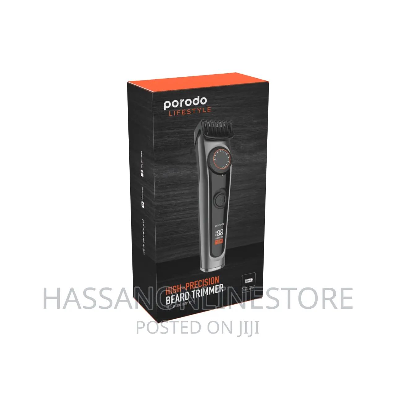 Porodo Lifestyle Beard Trimmer With Digital Display