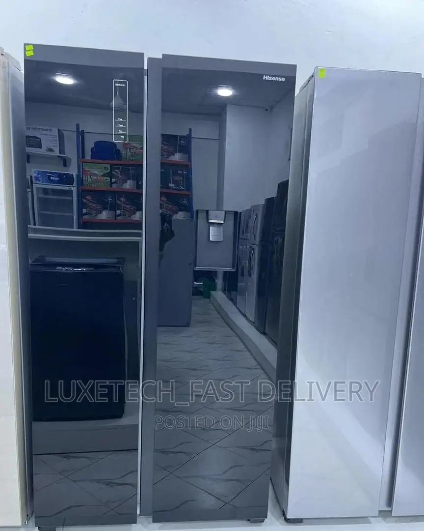 Hisense 514l Side by Side Refrigerator Non-Frost H670smib-Wd