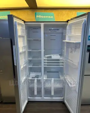 Hisense Non-frost Side By Side Refrigerator 512L Titanium