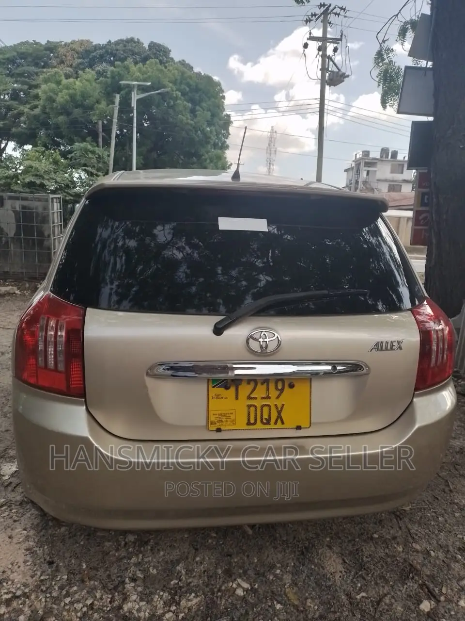Toyota Allex 2003 Gold