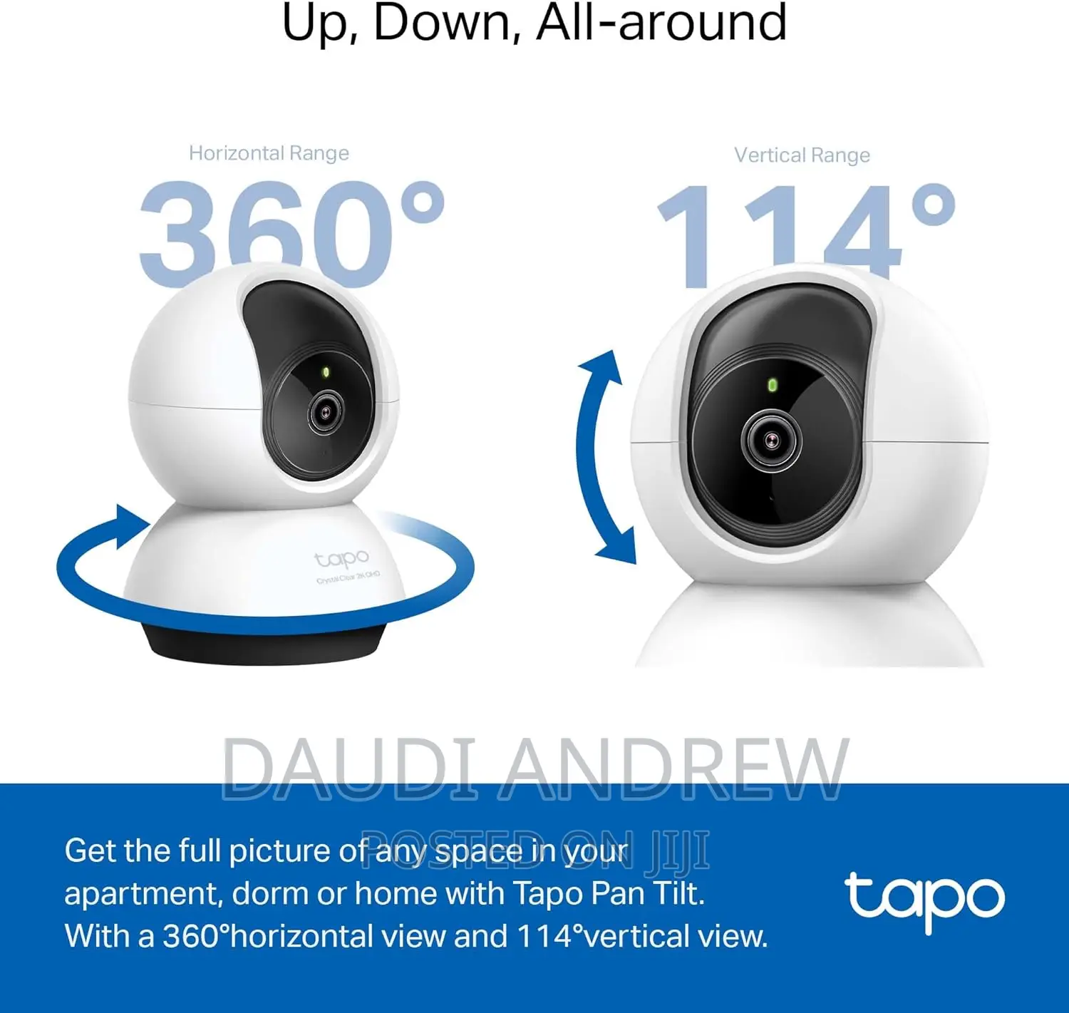 Tapo C220, QHD Indoor Pan/Tilt Security Wi-Fi Camera