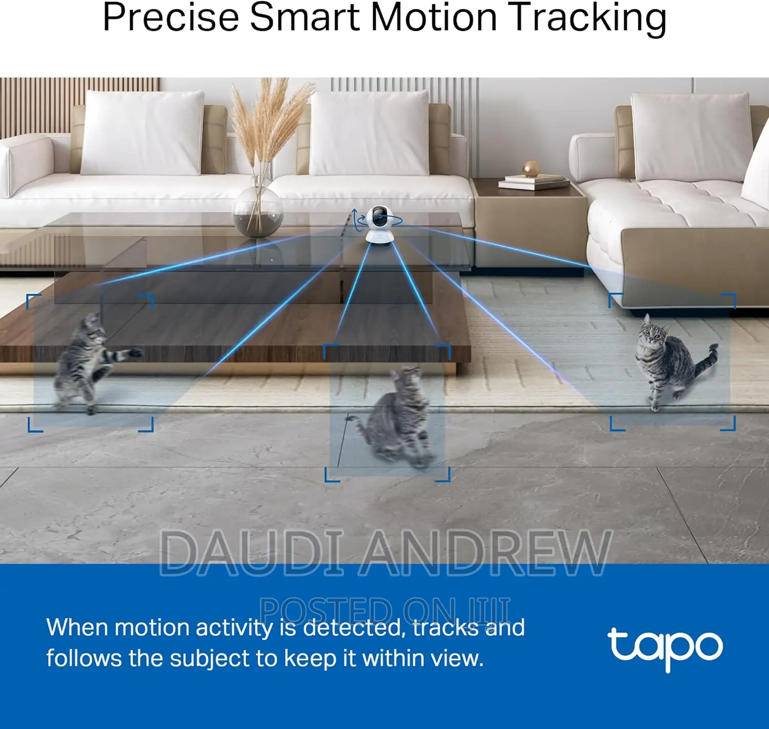 Tapo C220, QHD Indoor Pan/Tilt Security Wi-Fi Camera