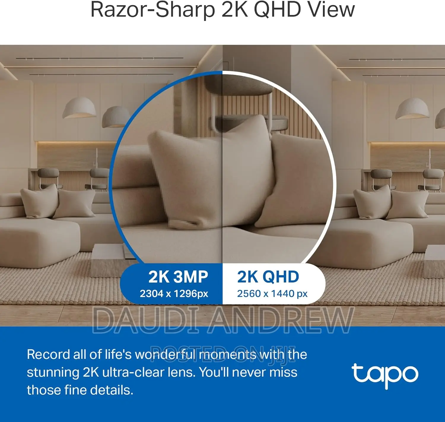 Tapo C220, QHD Indoor Pan/Tilt Security Wi-Fi Camera