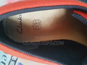 Clarks Navy Leather Boys Deck Boat Kids