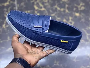 Mens Loafers Navyblue Quality Material Is Leather