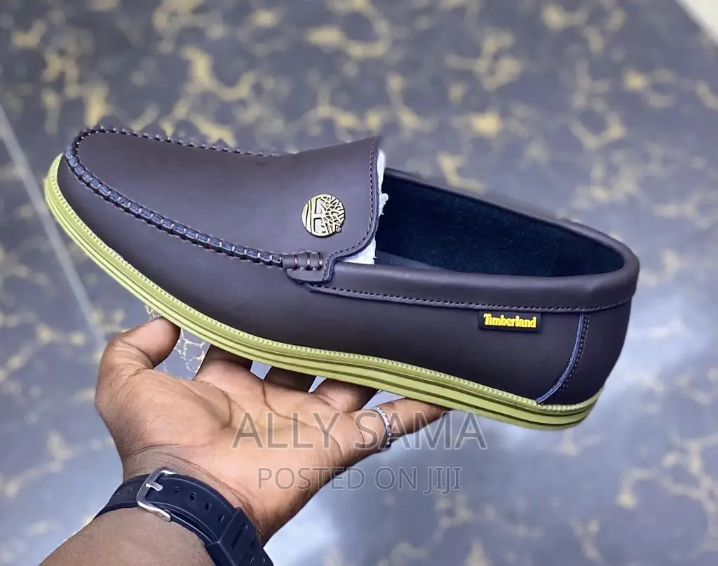Loafers Timberland Coffee Qood Quality Material Leather