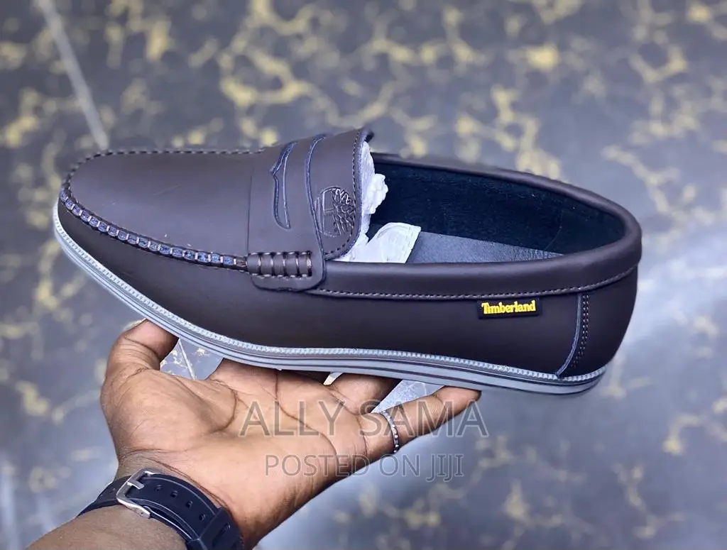 Loafers Timberland Coffee Qood Quality Material Leather