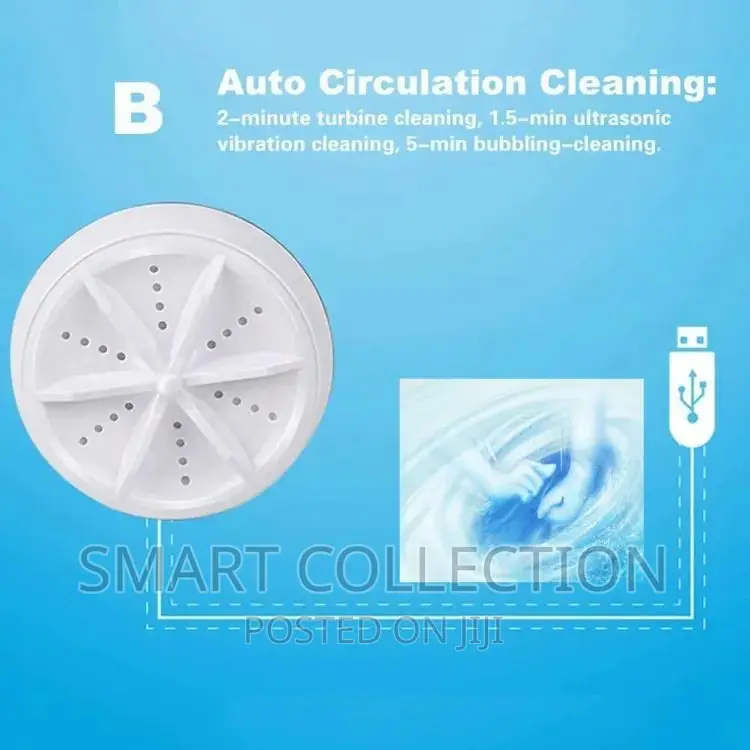 Portable Washing Machin With USB For Travel Or College Rooms