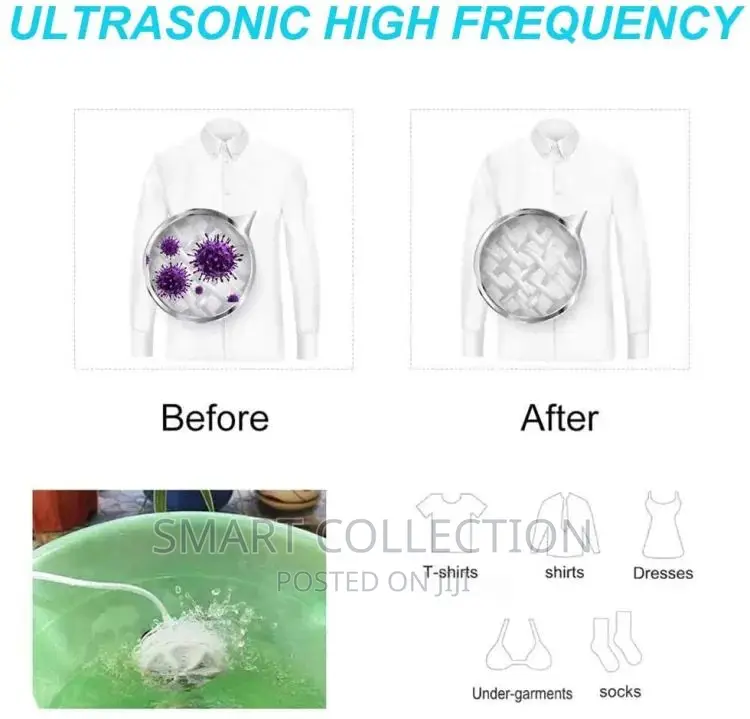 Portable Washing Machin With USB For Travel Or College Rooms