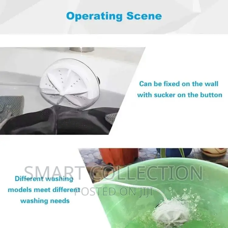 Portable Washing Machin With USB For Travel Or College Rooms