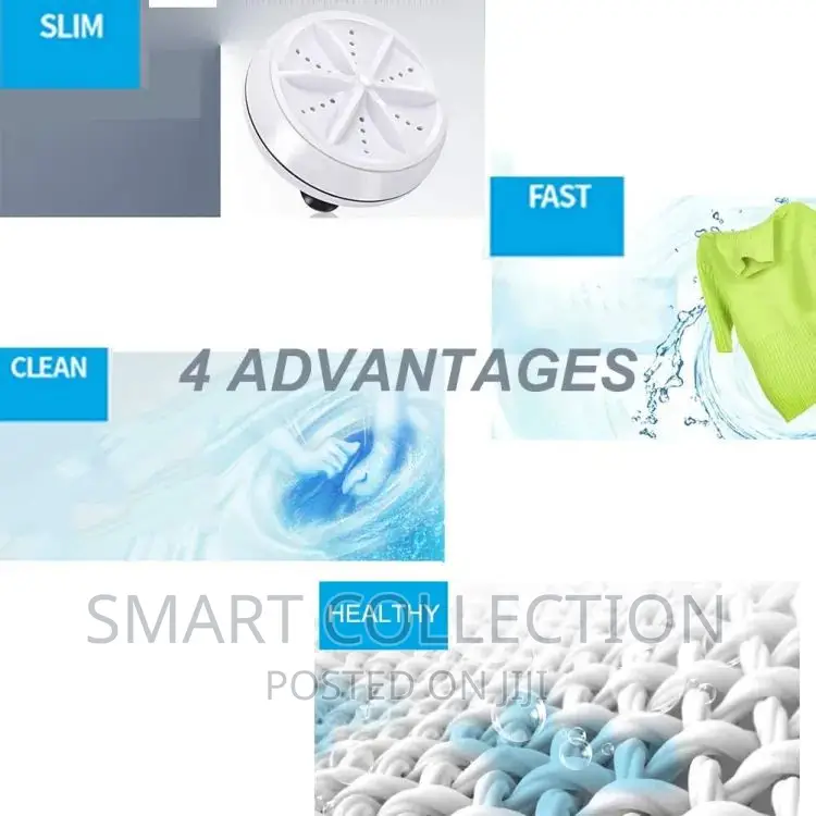 Portable Washing Machin With USB For Travel Or College Rooms