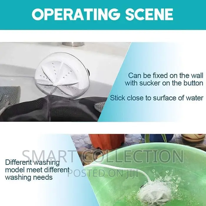 Portable Washing Machin With USB For Travel Or College Rooms