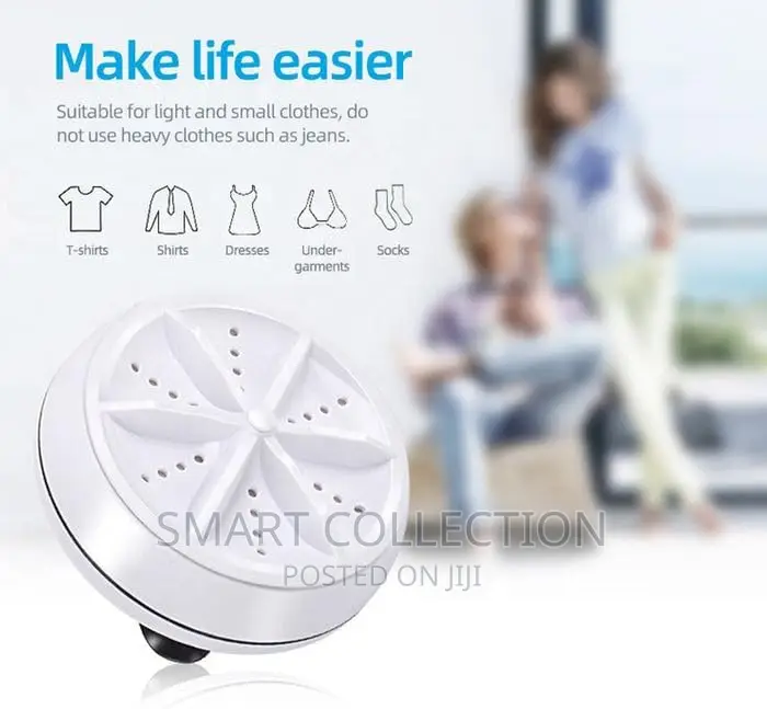 Portable Washing Machin With USB For Travel Or College Rooms