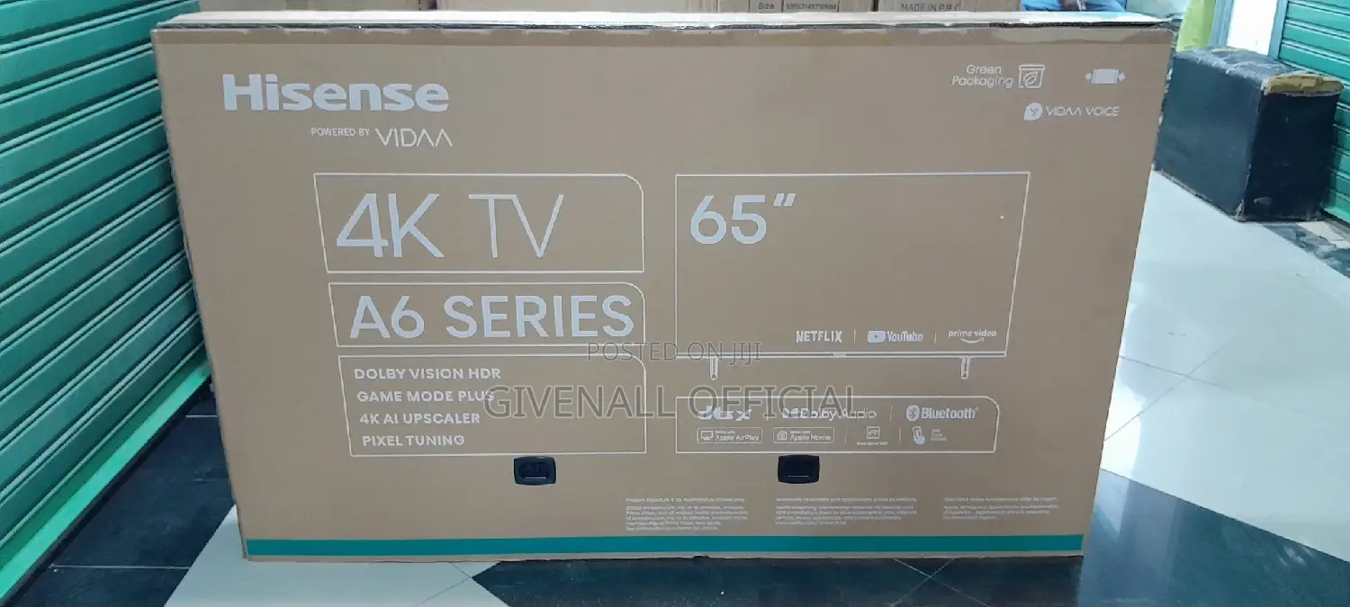 Ofa Ofa = Hisense TV Nchi 65 Smart Uhd A6 Series Original