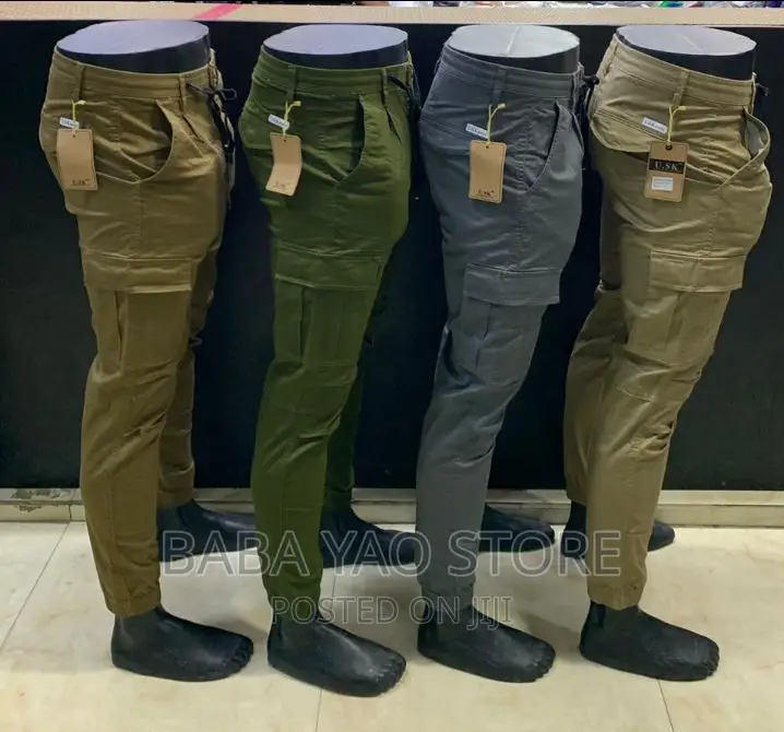Men's Multi-Pocket Casual Pants/Street Wear Pants.