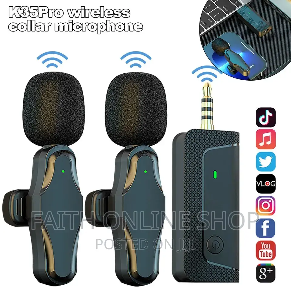 K35pro Wireless Microphone {DOUBLE}